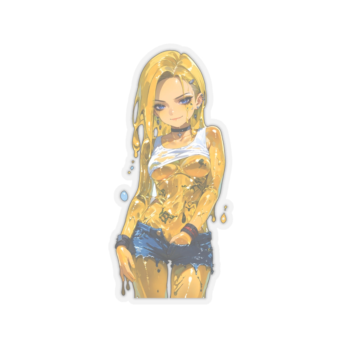 Window Decals031 - Slime Girl016 - Kiss-Cut Stickers