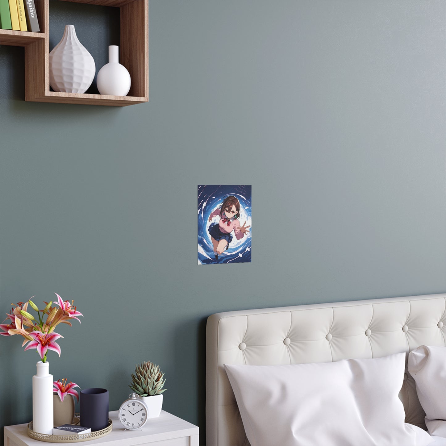 Momo Ayase - DanDaDan - Indoor and Outdoor Silk Posters