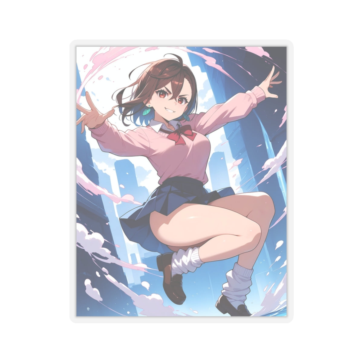 Momo Ayase - Anime Stickers-1183 - Kiss-Cut Stickers