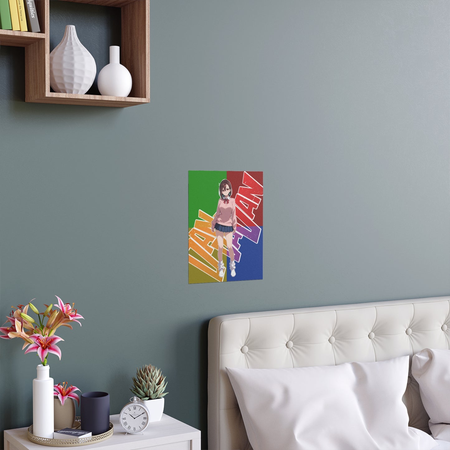 Momo Ayase - DanDaDan - Indoor and Outdoor Silk Posters