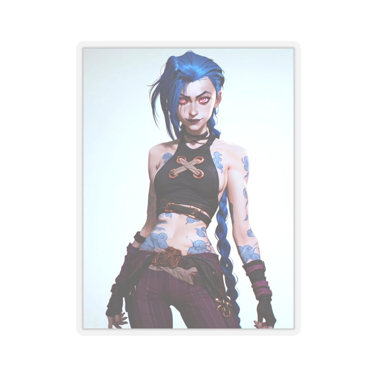 Jinx - Arcane - Anime Stickers-1188 - Kiss-Cut Stickers