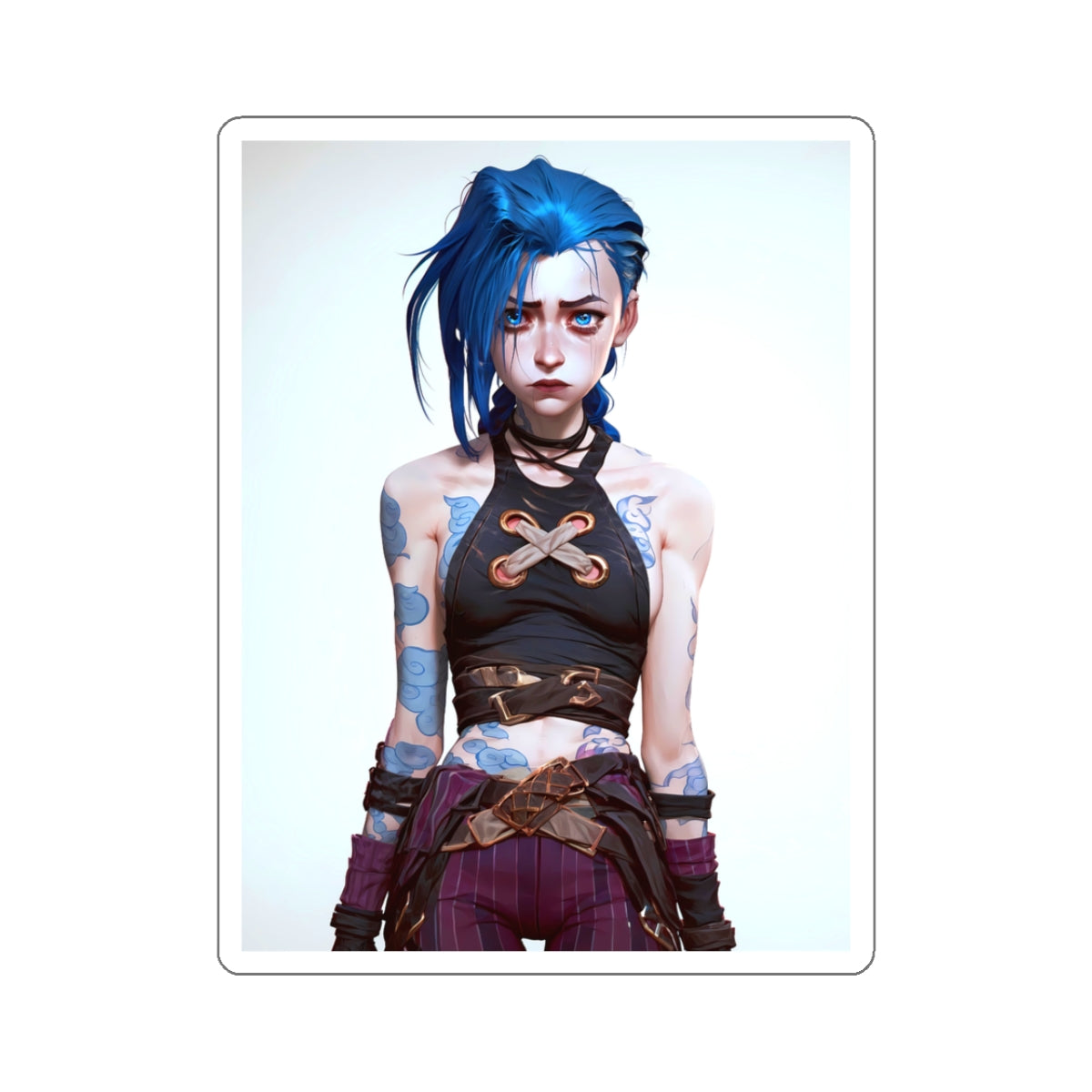 Jinx - Arcane - Anime Stickers-1192 - Kiss-Cut Stickers