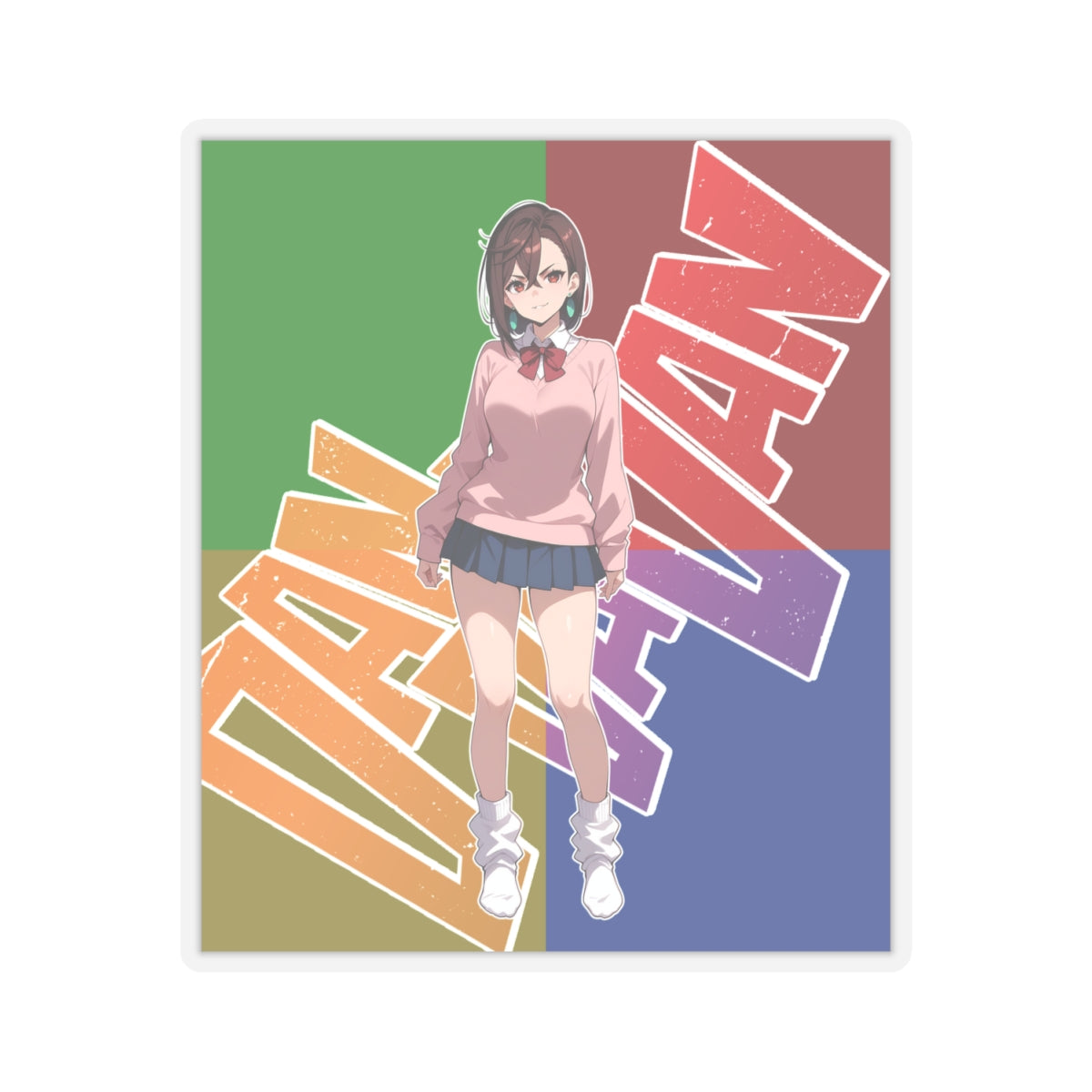 Momo Ayase - Anime Stickers-1181 - Kiss-Cut Stickers