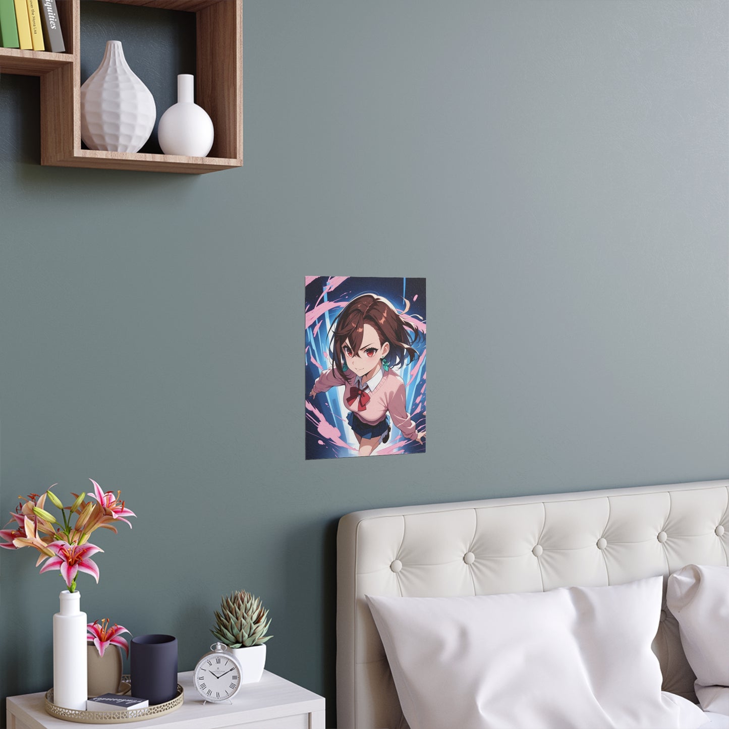 Momo Ayase - DanDaDan - Indoor and Outdoor Silk Posters