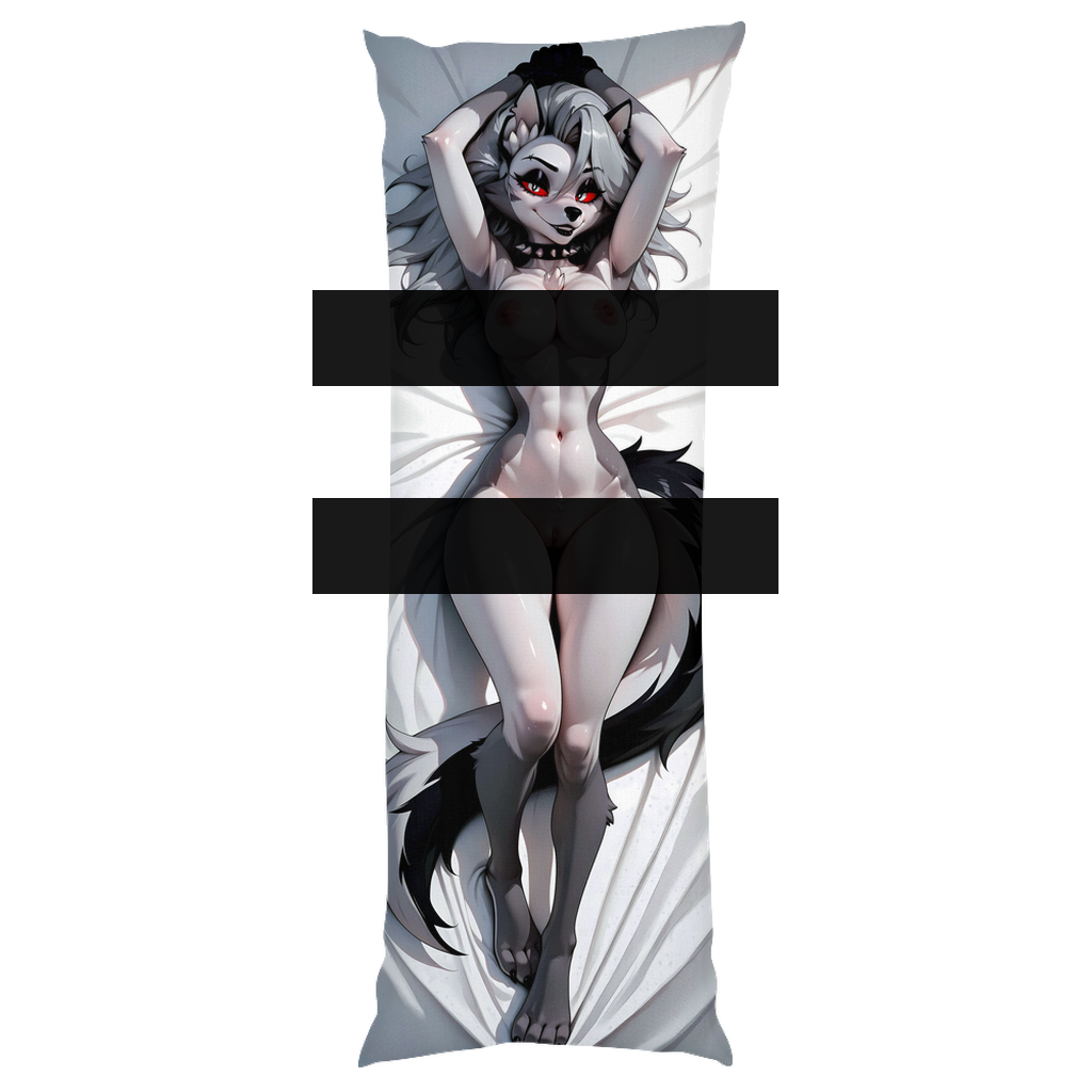 Anime HellHound Waifu - Body Pillow Case - CASE ONLY - NSFW
