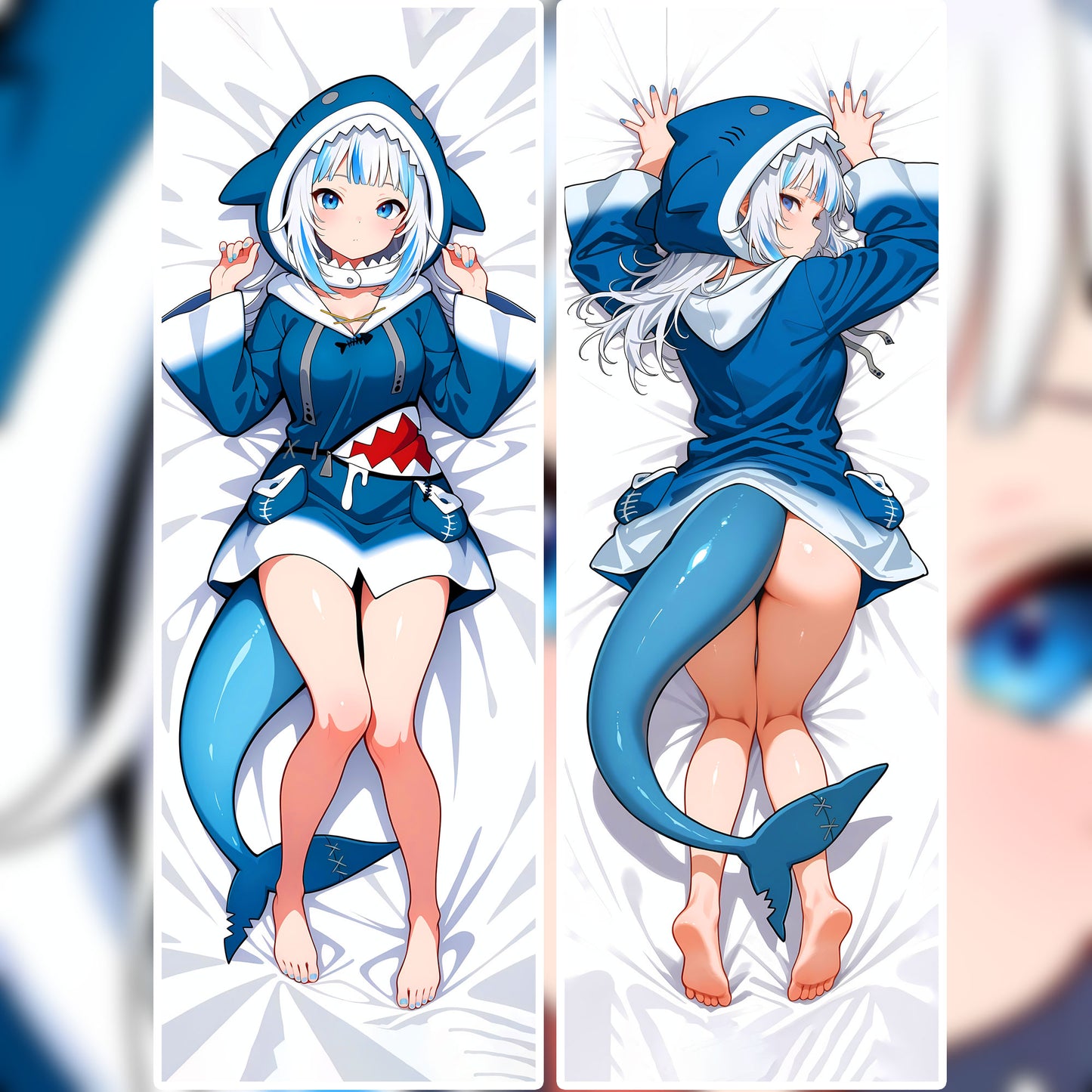 Gawr Gura Waifu Body Pillow Cover β Dakimakura
