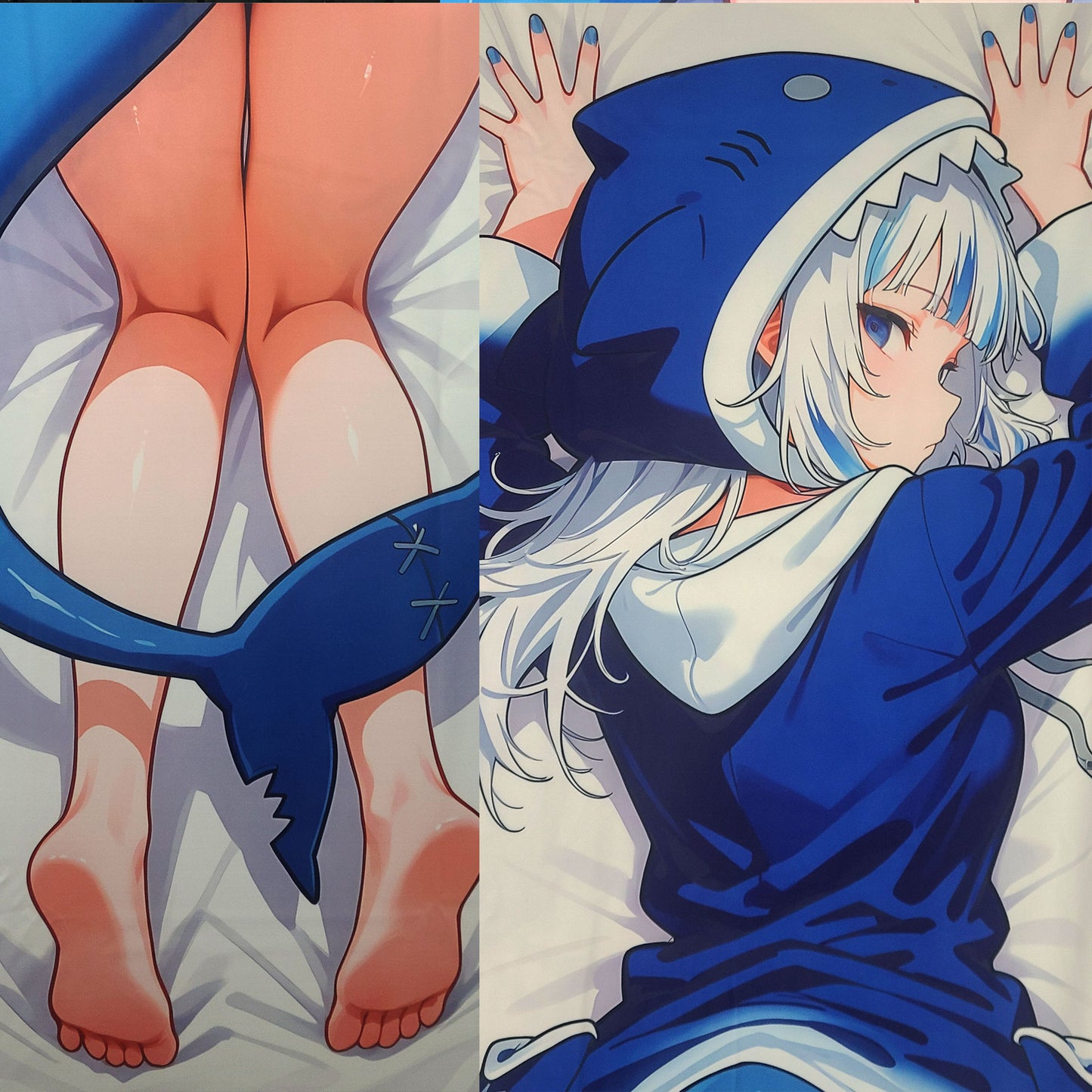 Gawr Gura Ver01 | Vtuber Waifu | Dakimakura (Body Pillowcase)