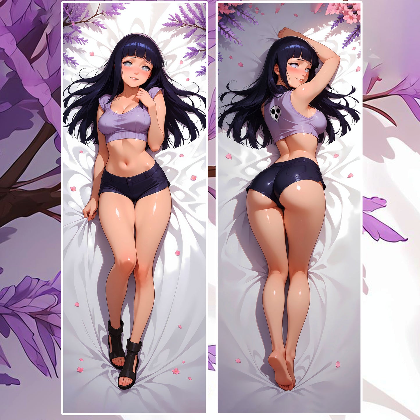Hinata Hyūga Ver02 | Naruto Shippuden | Dakimakura (Body Pillowcase) - AdehnoryGifts