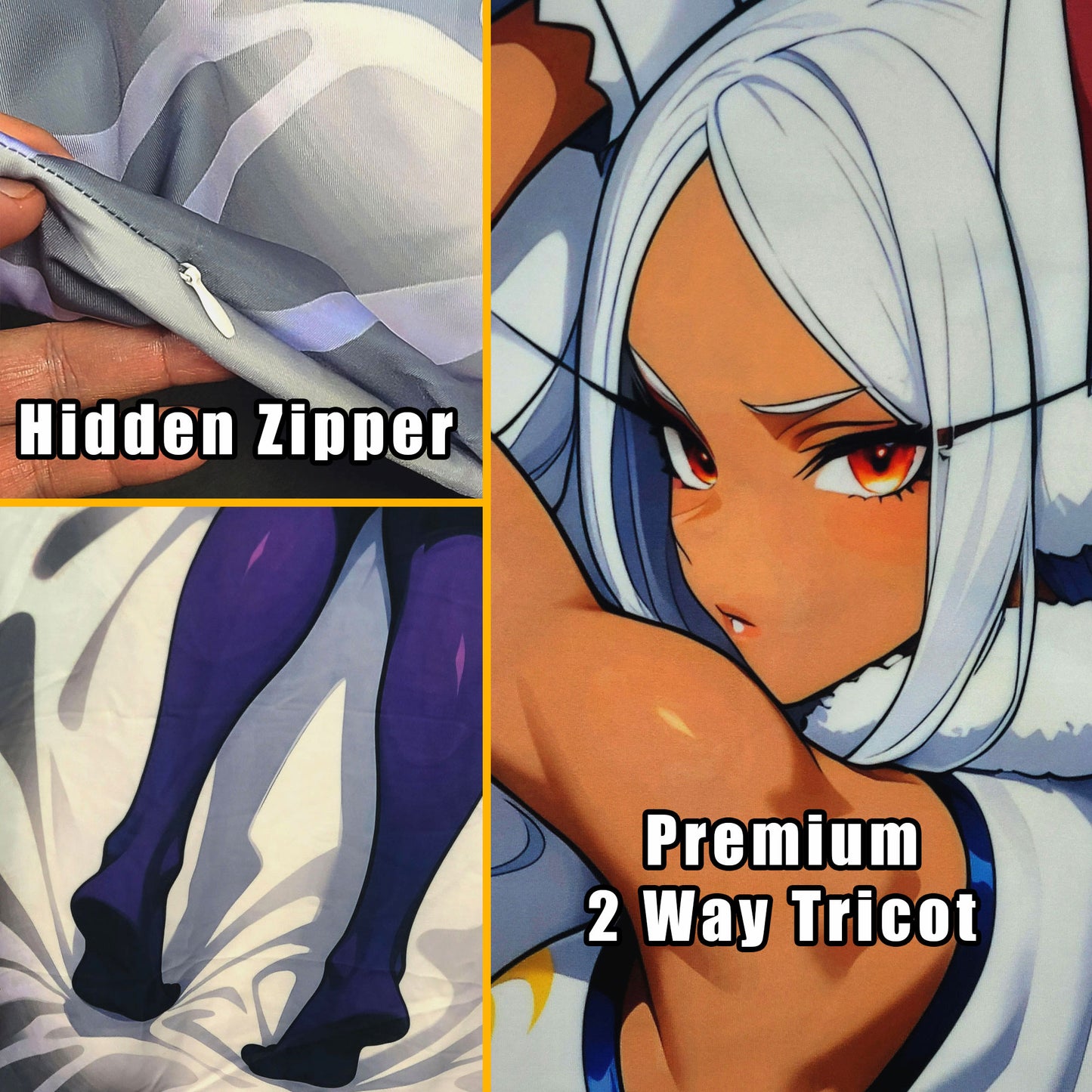 Mikro - Bunny Girl - Body Pillow Cover β Dakimakura