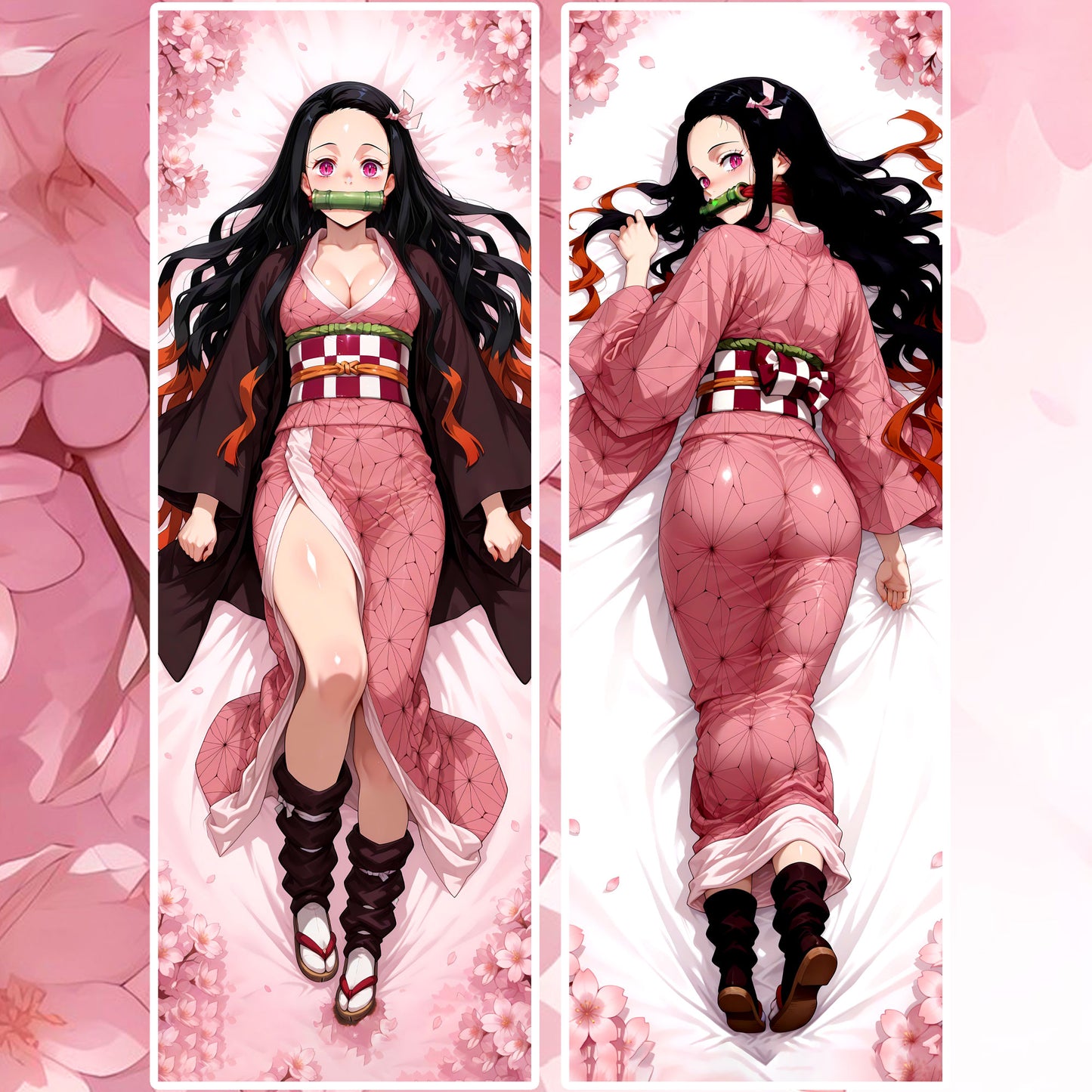 Nezuko Kamado - Body Pillow Cover โ Dakimakura