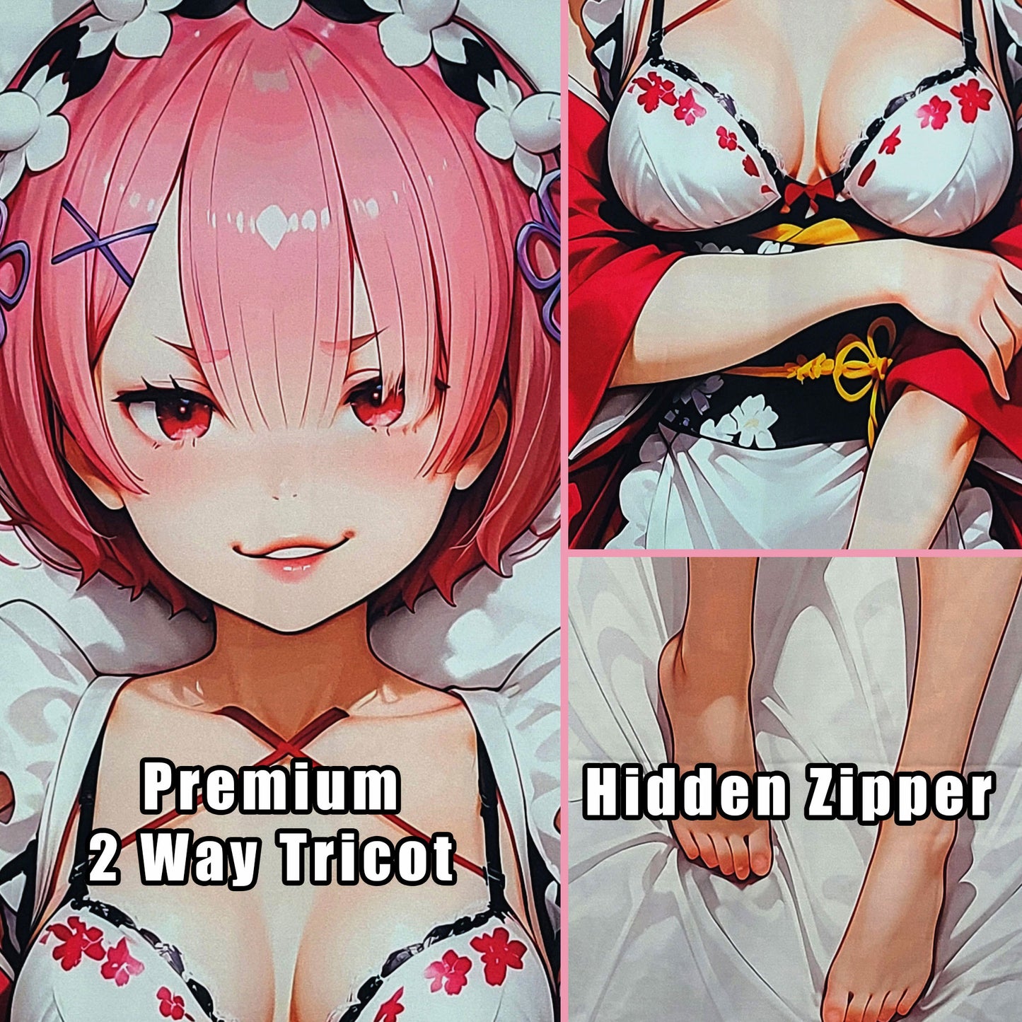 Ram - Demon Maid - Body Pillow Cover – Dakimakura