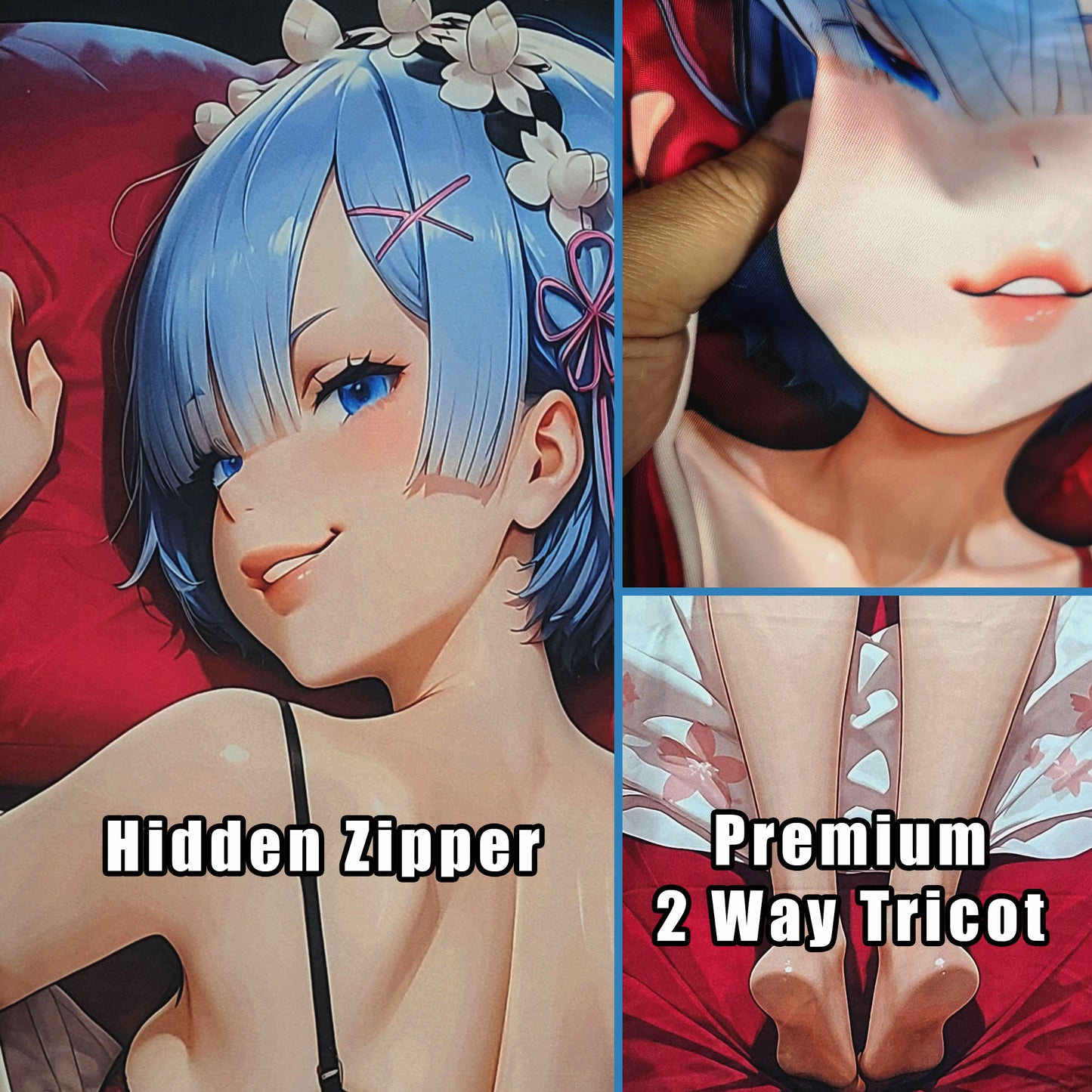 Rem Ver02 | Re:Zero | Dakimakura (Body Pillowcase)