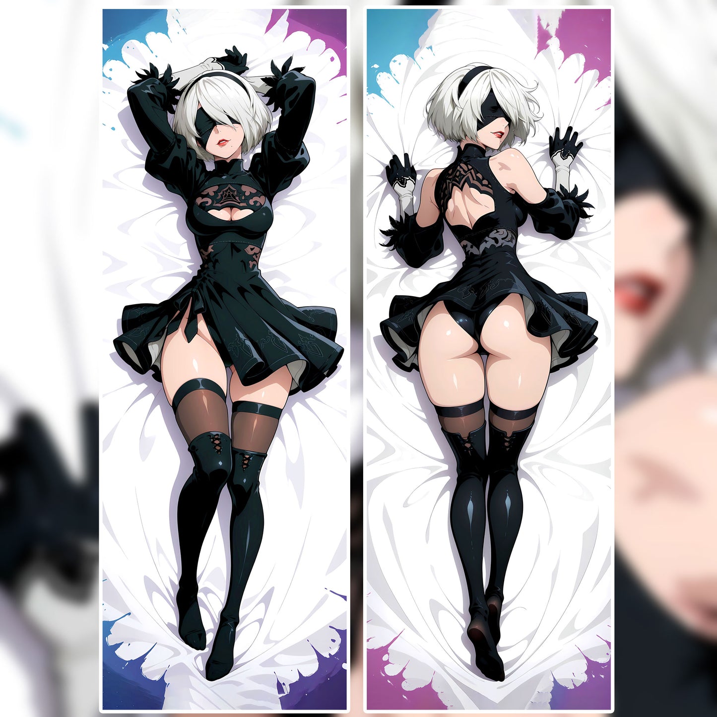 YoRHa Type B No.2 ver 1 | Nier Automata | Dakimakura (Body Pillowcase)