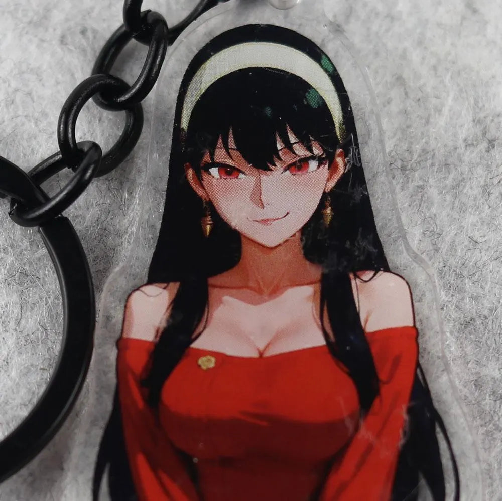 Yor Forger Anime Acrylic Keychain β 3β Double-Sided Fan Art Charm