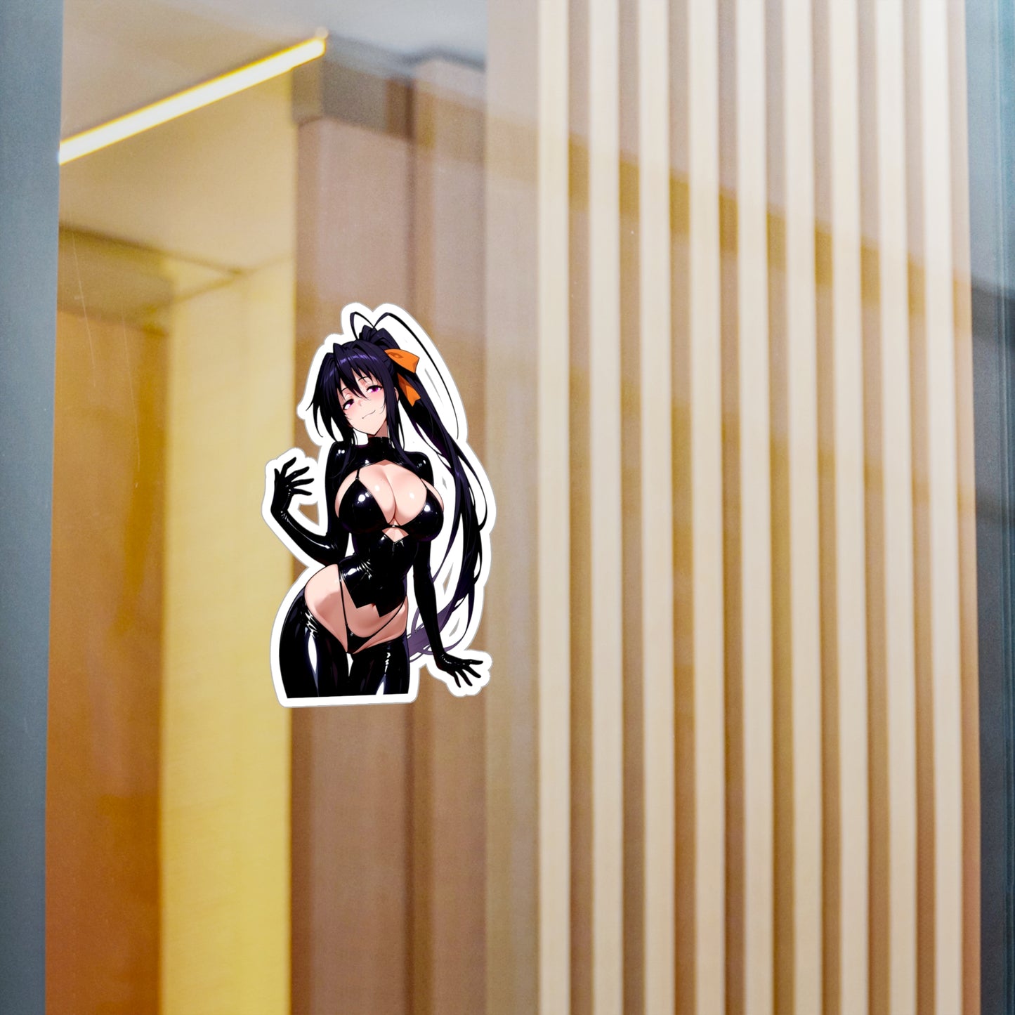 Akeno001a - Anime Waifu DieCut Stickers
