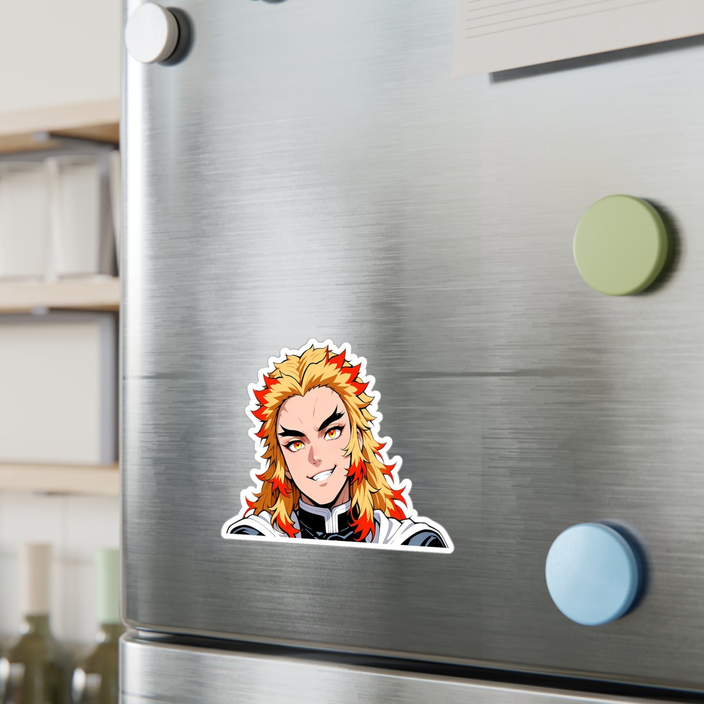 Kyojuro002 Peeker - Demon Slayer Husbando - Kiss-Cut Vinyl Decals