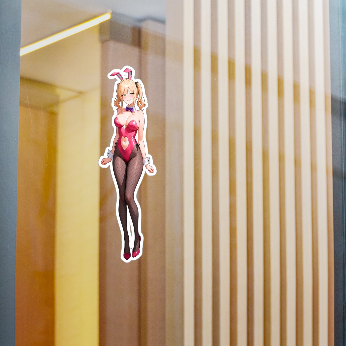 Bunny Girl-001  Vinyl Sticker - Kiss-Cut Vinyl Decals - AdehnoryGifts