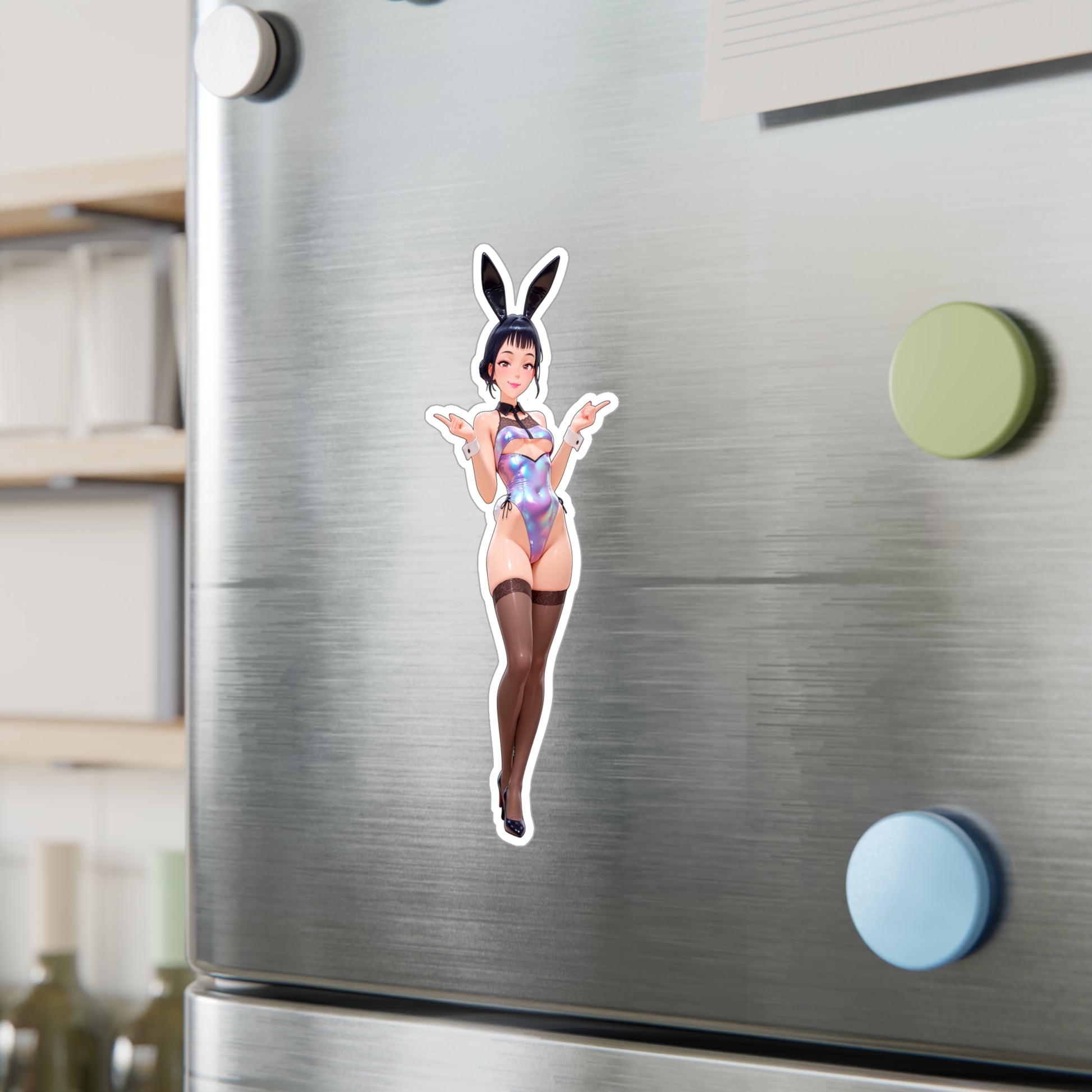 Bunny Girl-Zoey002  Vinyl Sticker - Kiss-Cut Vinyl Decals - AdehnoryGifts