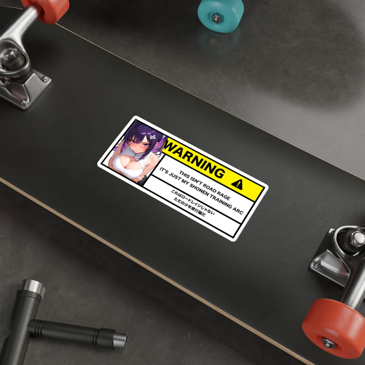 This Isn't Road Rage | Anime Warning Stickers | Otaku Car and Laptop Decals