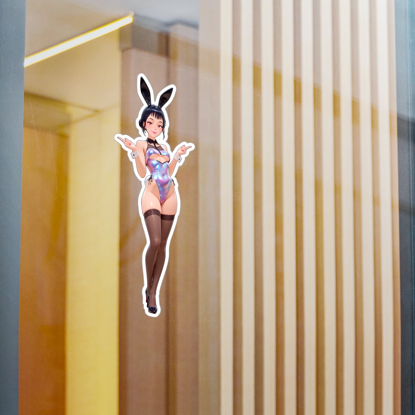 Bunny Girl-Zoey002  Vinyl Sticker - Kiss-Cut Vinyl Decals - AdehnoryGifts