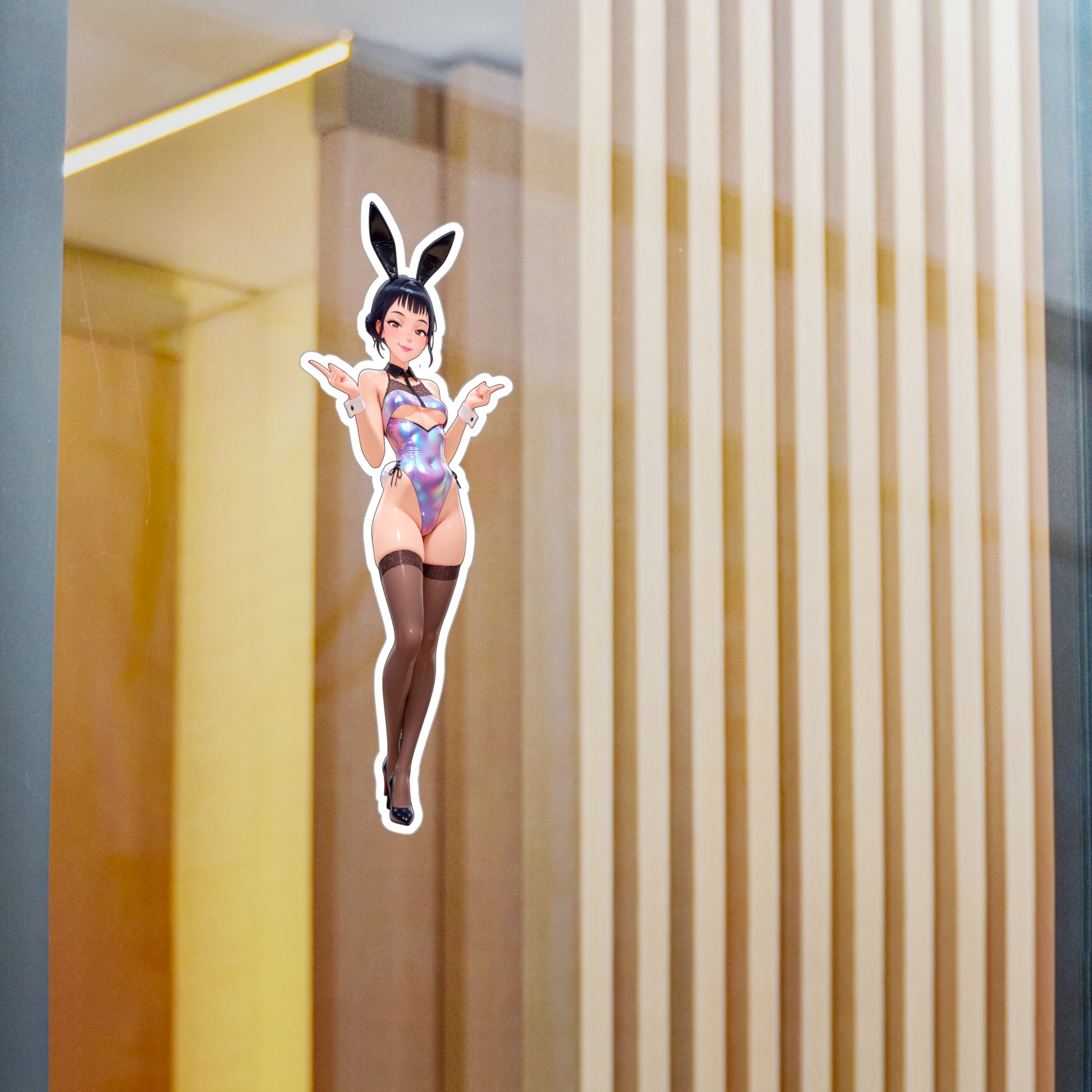 Bunny Girl-Zoey002  Vinyl Sticker - Kiss-Cut Vinyl Decals - AdehnoryGifts