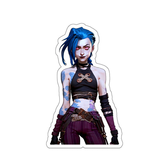 Window Decals - Jinx - Arcane009 - Kiss-Cut Stickers