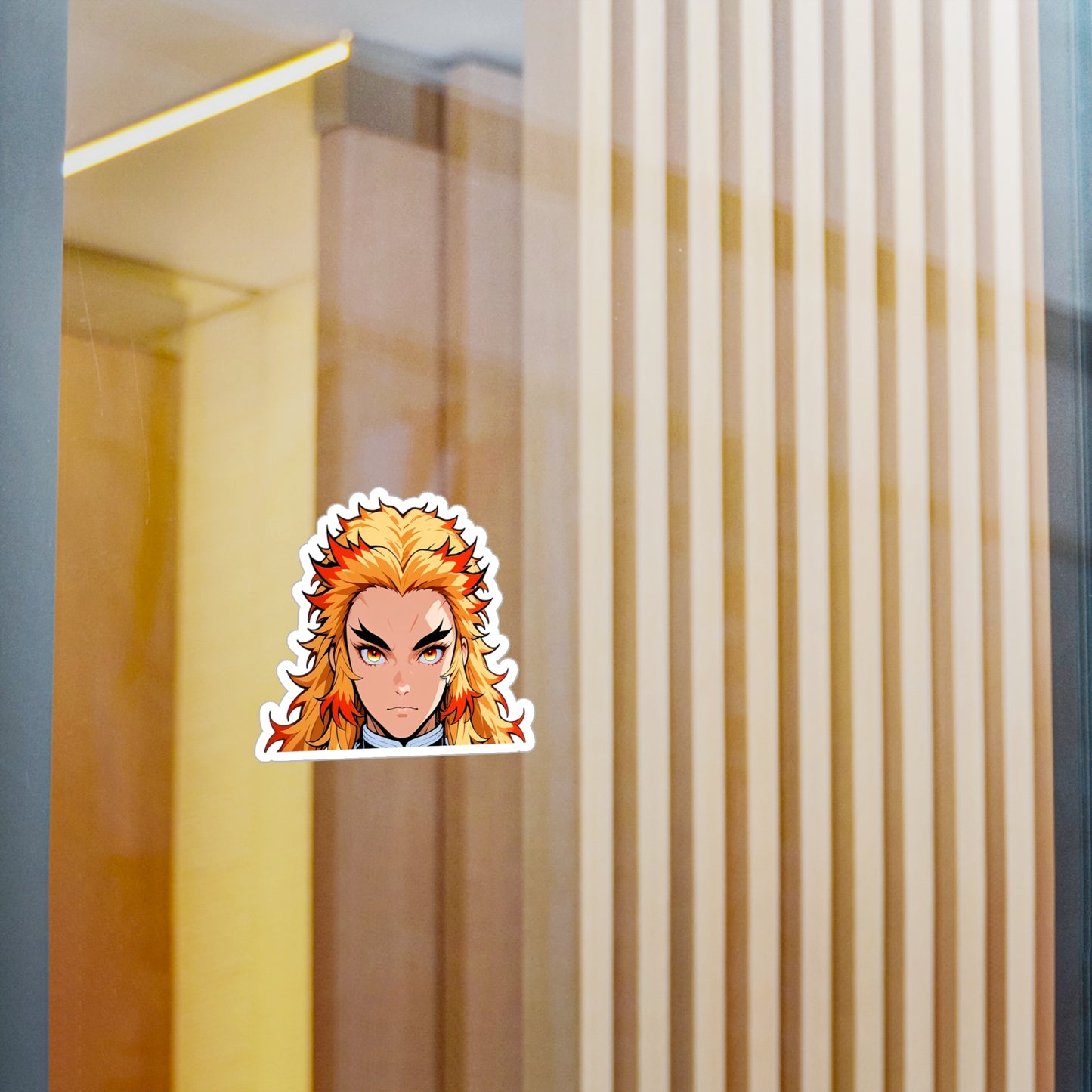 Kyojuro001 Peeker - Demon Slayer Husbando - Kiss-Cut Vinyl Decals