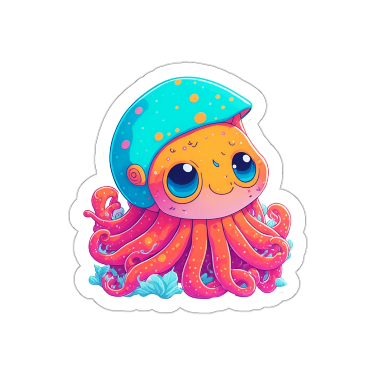 Octopuss 001 Kiss-Cut Stickers