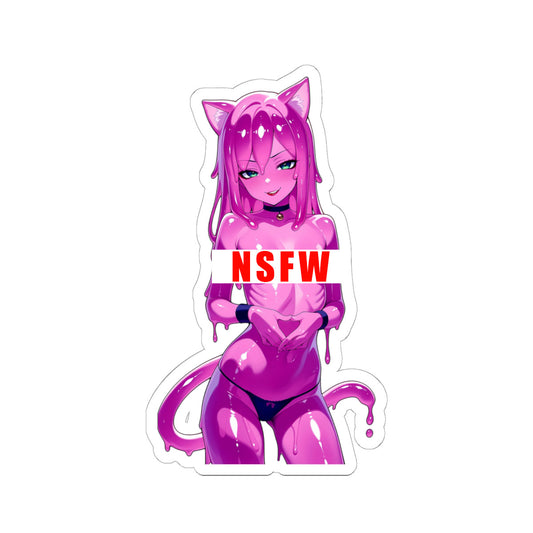 Window Decals1383 - Slime Girl - NSFW - Kiss-Cut Stickers