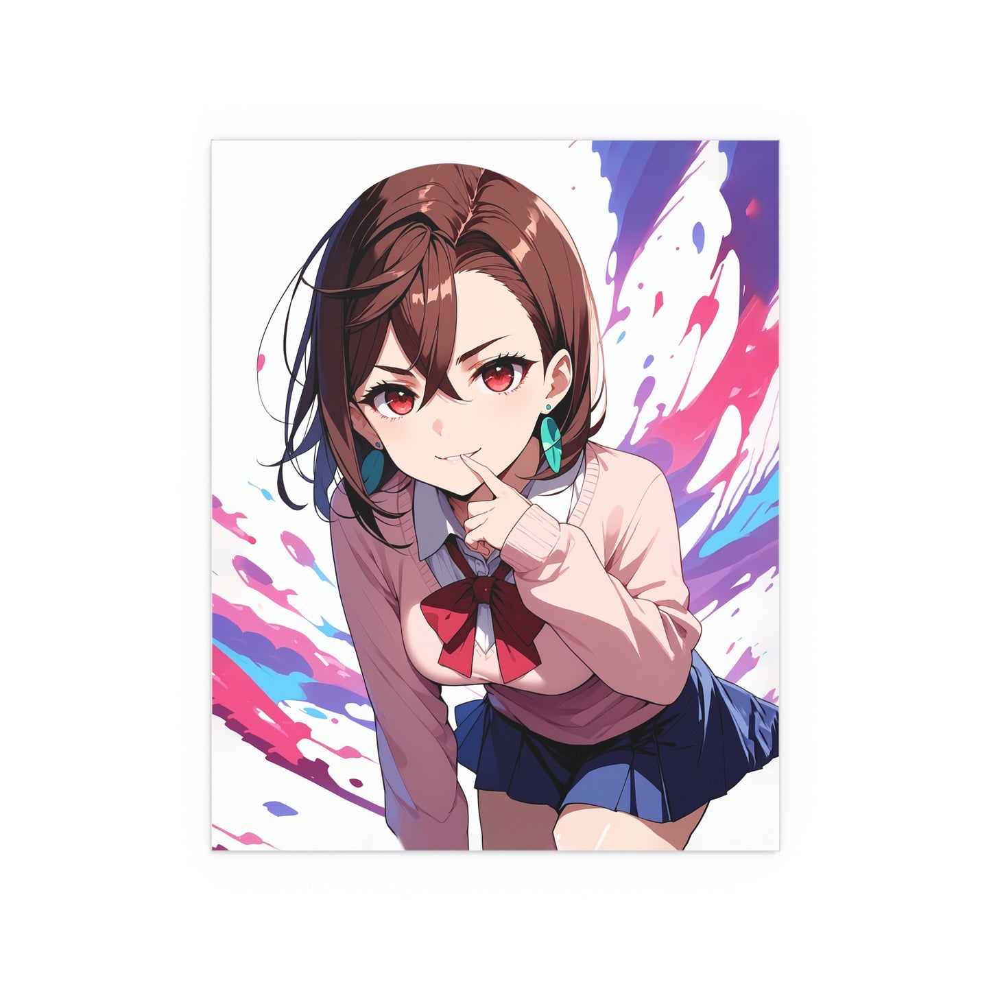 Momo Ayase - DanDaDan - Indoor and Outdoor Silk Posters