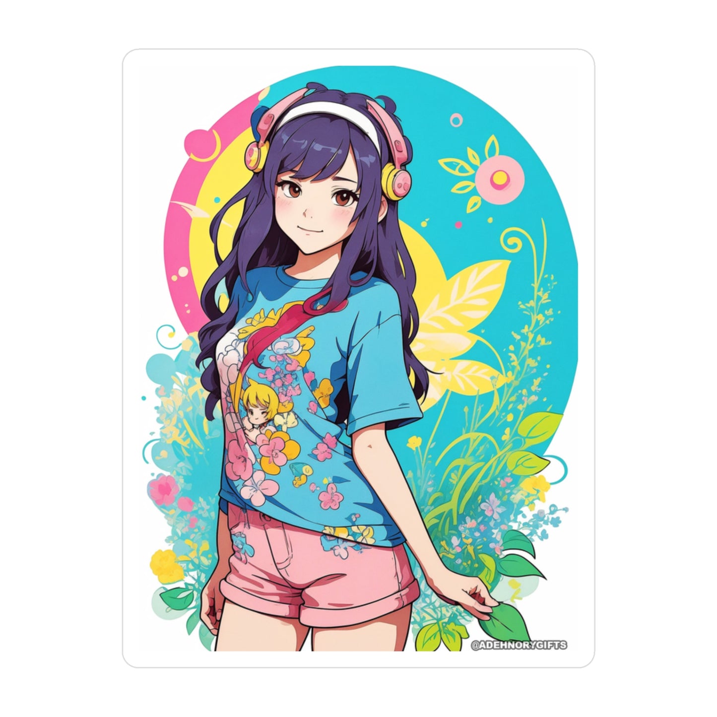Anime Sticker133 - Kiss-Cut Vinyl Decals