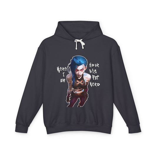 Jinx003 - Unisex Lightweight Hooded Sweatshirt