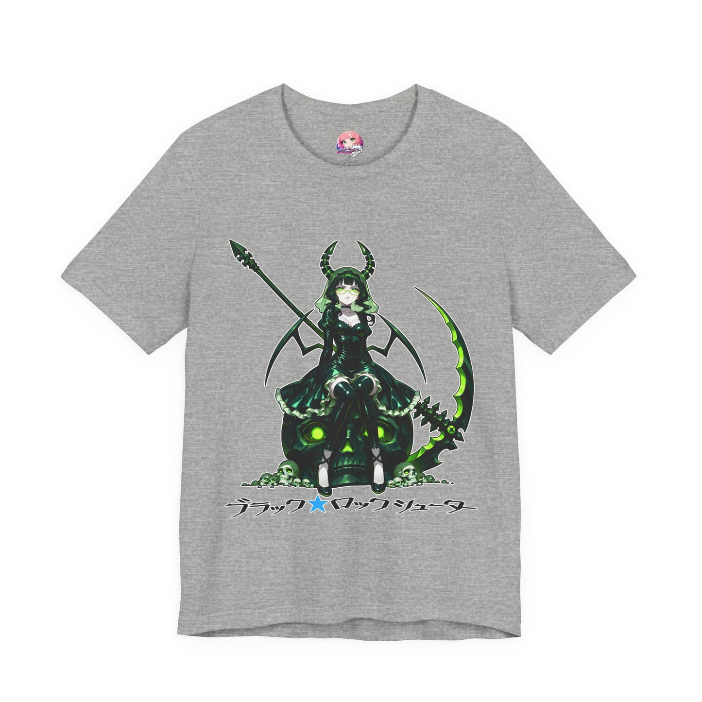 DeadMaster001 T-Shirt –  Black Rock Shooter Inspired Anime Graphic Tee