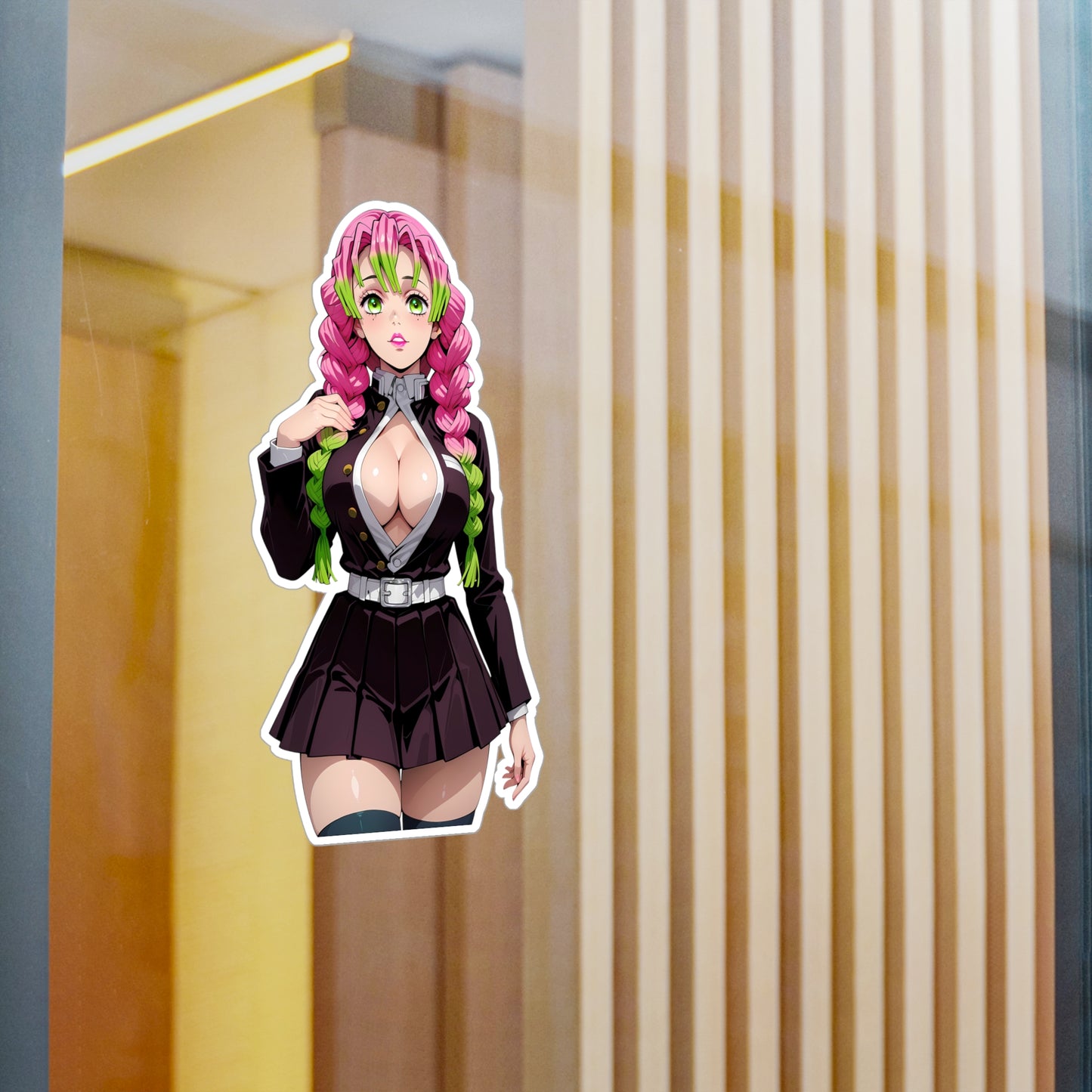 Mitsuri Kanroji002 - Demon Slayer Waifu - Kiss-Cut Vinyl Decals