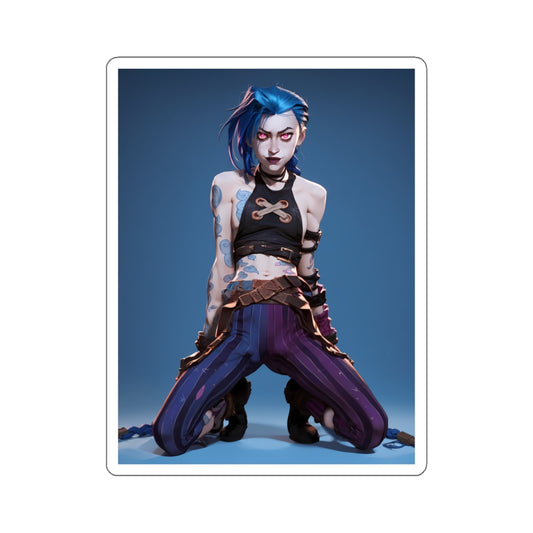 Jinx - Arcane - Anime Stickers-1200 - Kiss-Cut Stickers