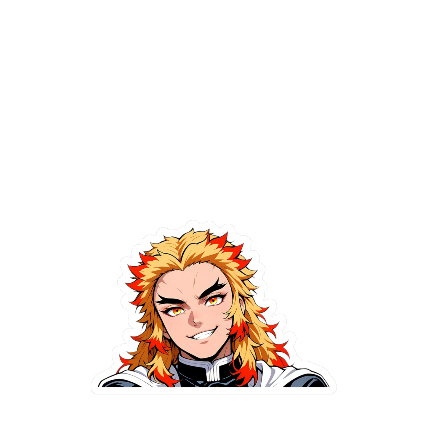 Kyojuro002 Peeker - Demon Slayer Husbando - Kiss-Cut Vinyl Decals