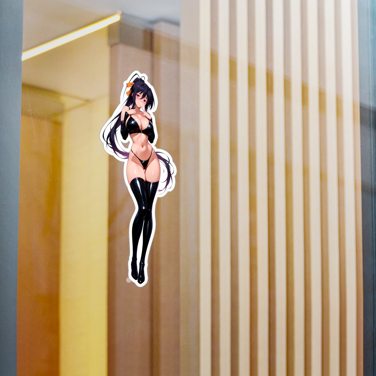 Akeno002b - Anime Waifu DieCut Stickers
