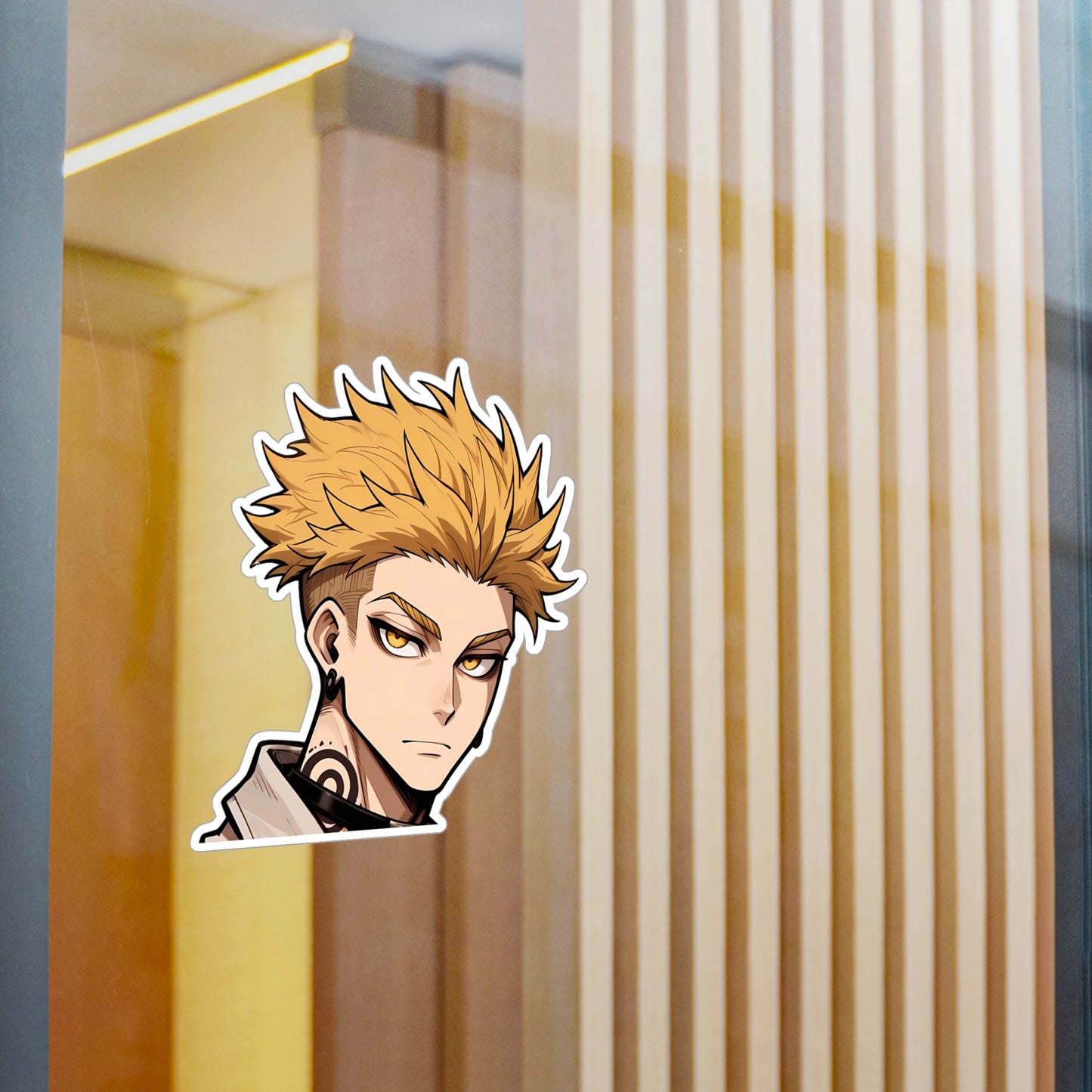 Enjin002 - Peeker - Kiss-Cut Vinyl Decals