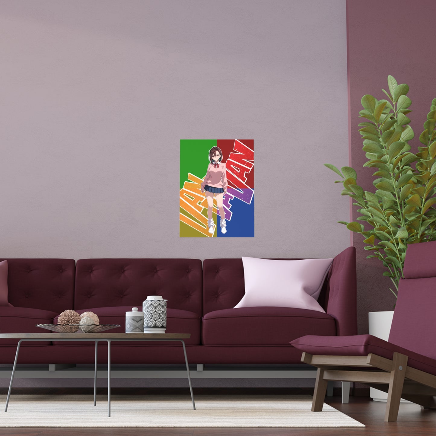 Momo Ayase - DanDaDan - Indoor and Outdoor Silk Posters