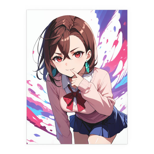 Momo Ayase - DanDaDan - Indoor and Outdoor Silk Posters