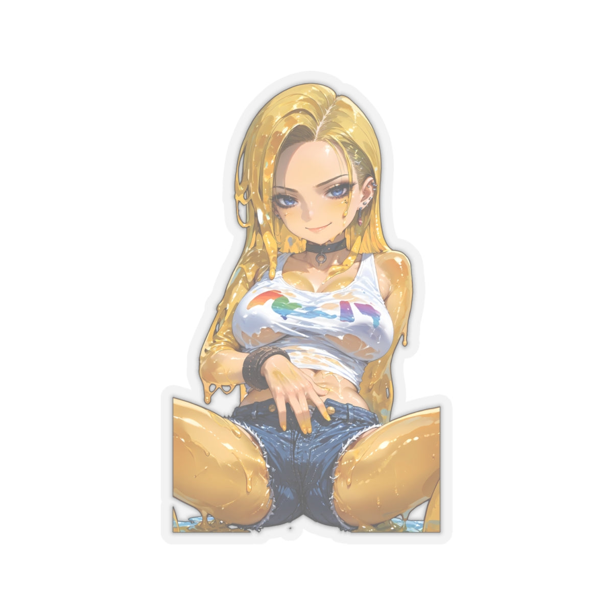 Window Decals042 - Slime Girl027 - Kiss-Cut Stickers