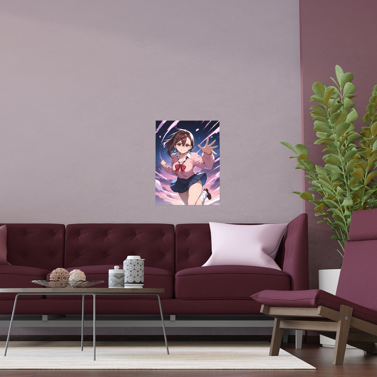 Momo Ayase - DanDaDan - Indoor and Outdoor Silk Posters