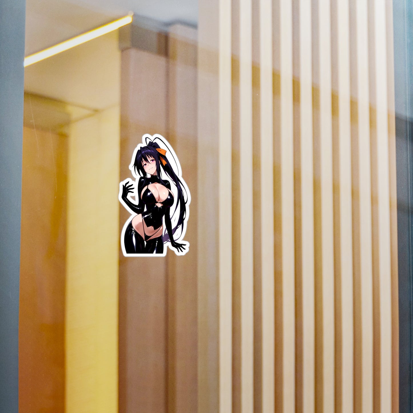 Akeno001a - Anime Waifu DieCut Stickers