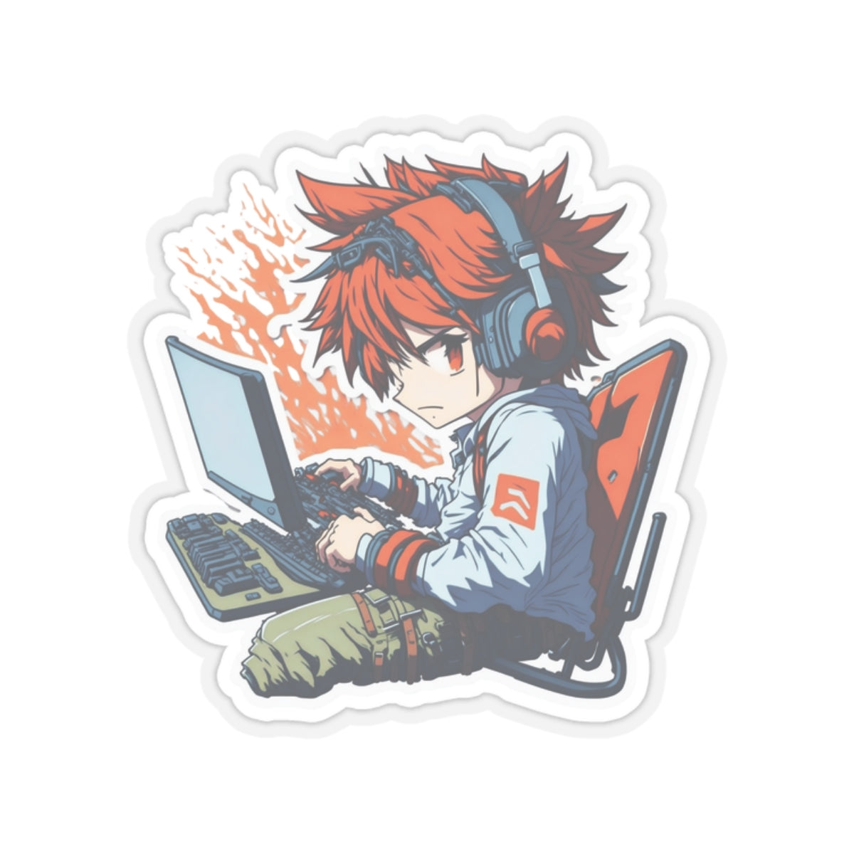 Anime Sticker015 Kiss-Cut Stickers