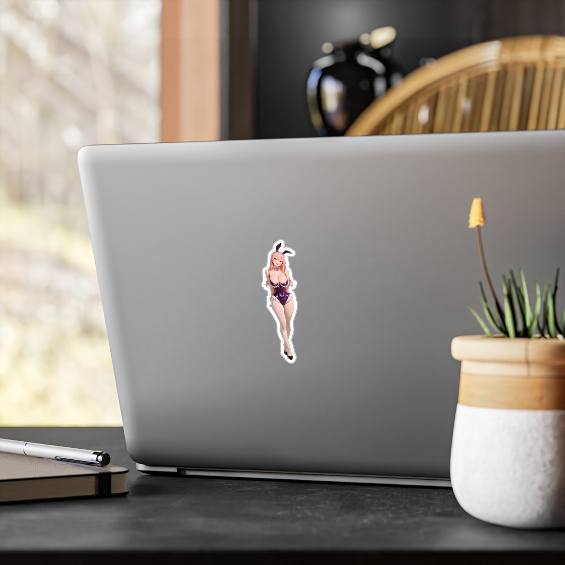 Bunny Girl-003  Vinyl Sticker - Kiss-Cut Vinyl Decals - AdehnoryGifts
