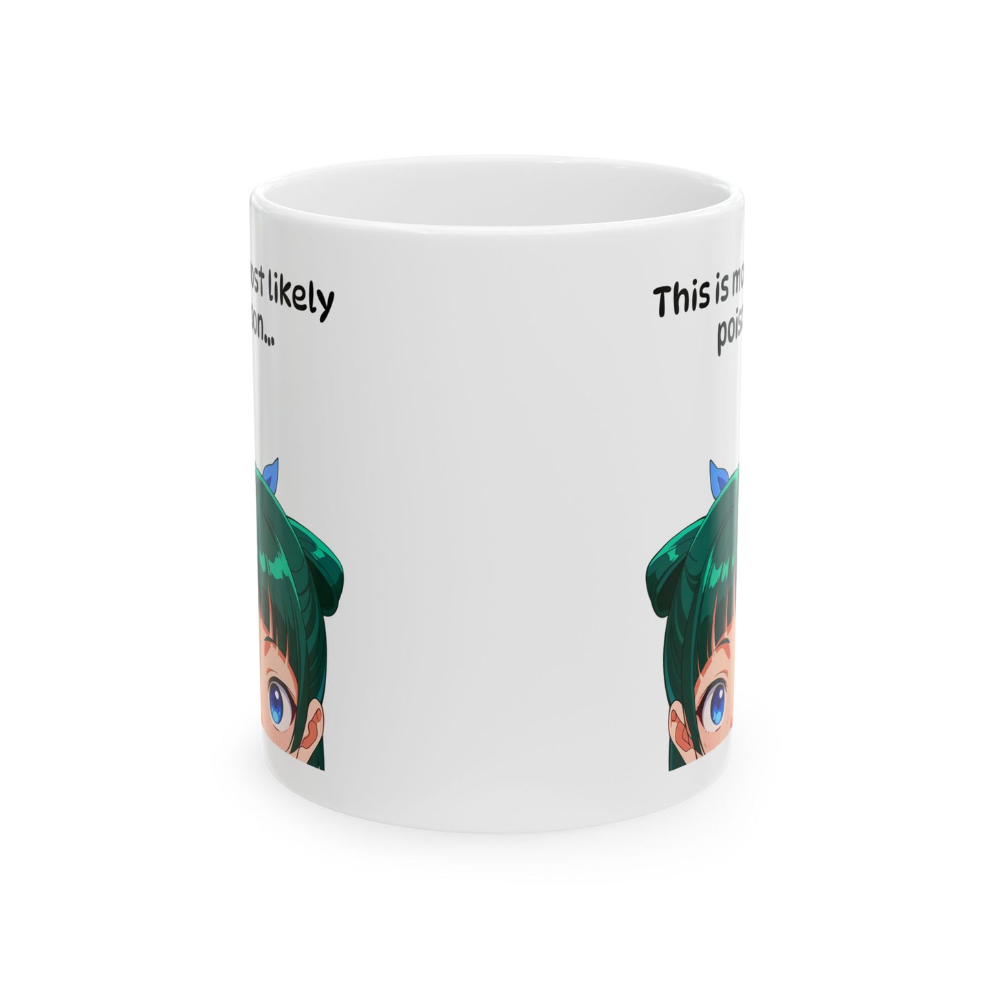 MaoMao Apothecary Diaries White Ceramic Mug - Glossy Anime Coffee Cup