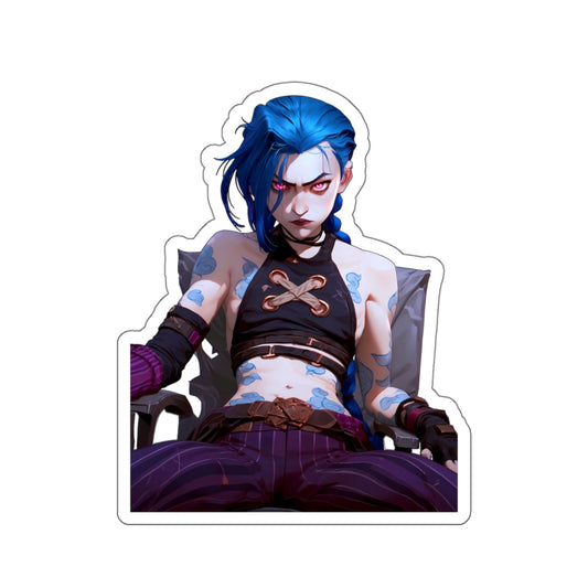 Window Decals - Jinx - Arcane016 - Kiss-Cut Stickers