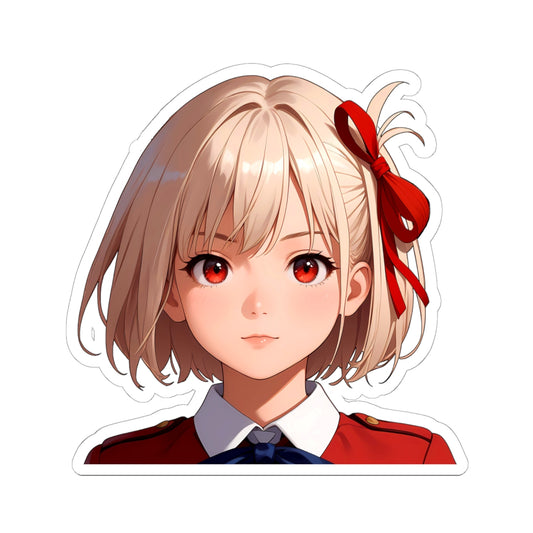 Anime Peeker Stickers021 - Chisato Nishikigi Lycoris Recoil