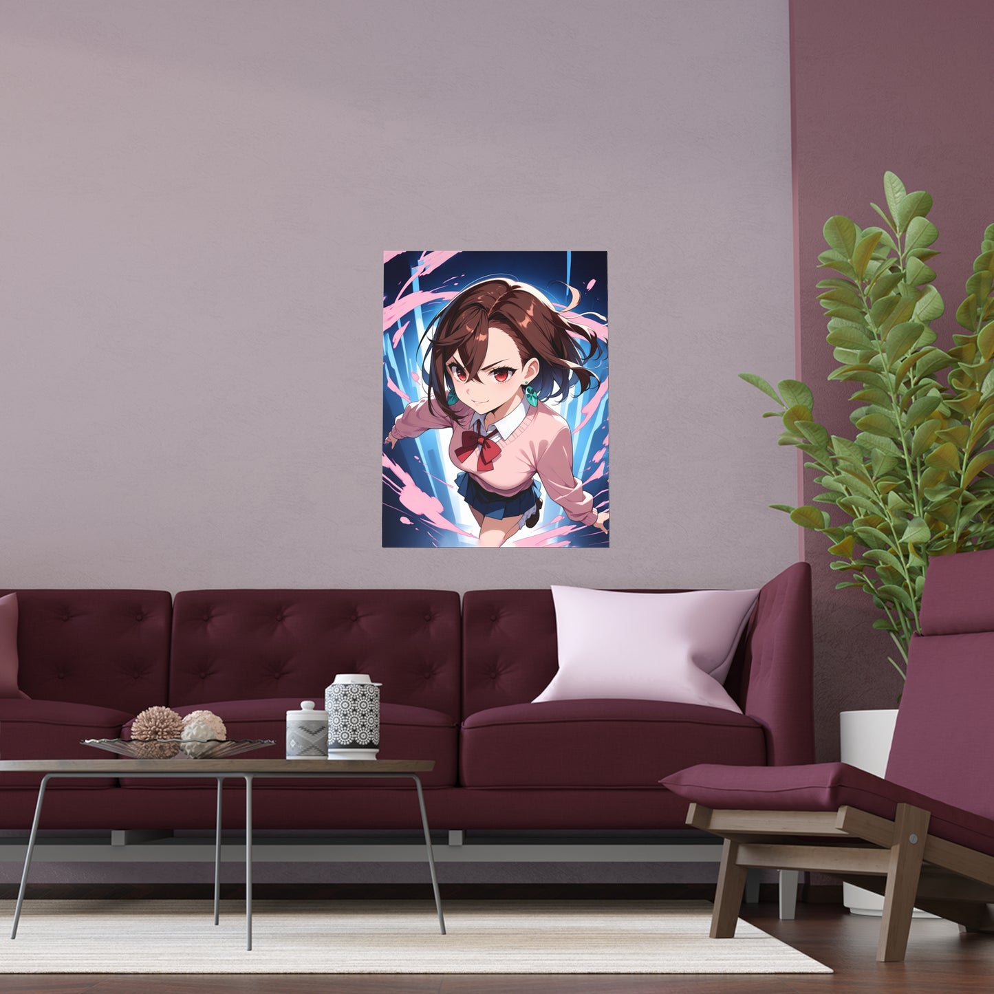 Momo Ayase - DanDaDan - Indoor and Outdoor Silk Posters