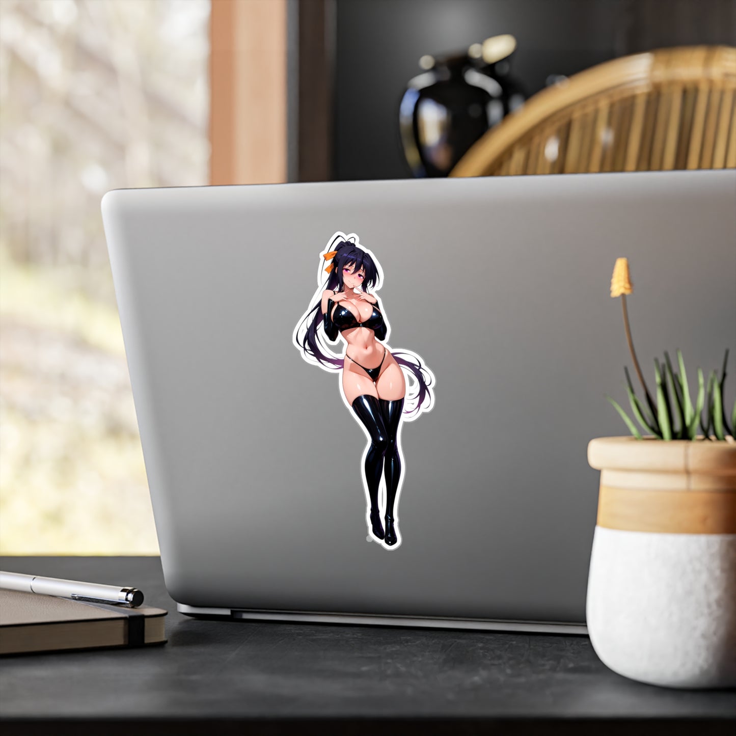 Akeno002b - Anime Waifu DieCut Stickers